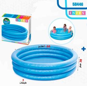 مسبح أطفال قابل للنفخ من علامة Intex – موديل Wet Set Collection 58426