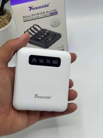 Power bank yosonda 10000mah 4 in 1 