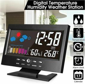 Station Météo intelligente multifonction affichage numérique