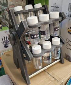 حامل التوابل الدوار... 15 عبوة